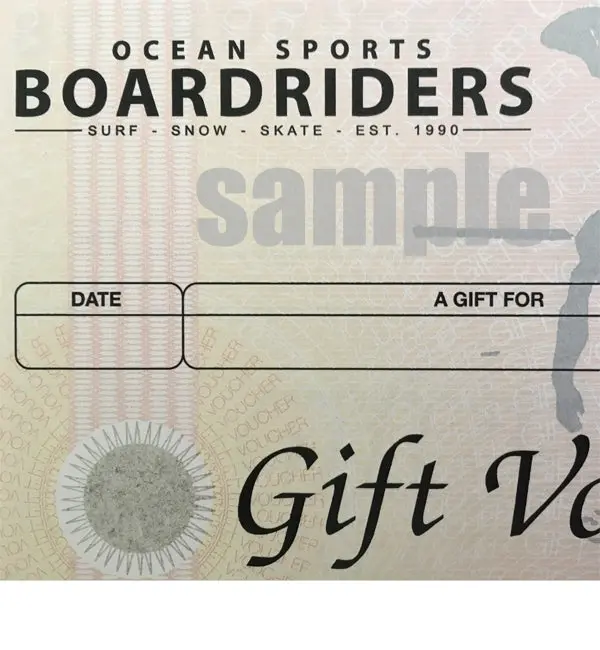 £50 Ocean Sports Boardriders Brighton Gift Voucher
