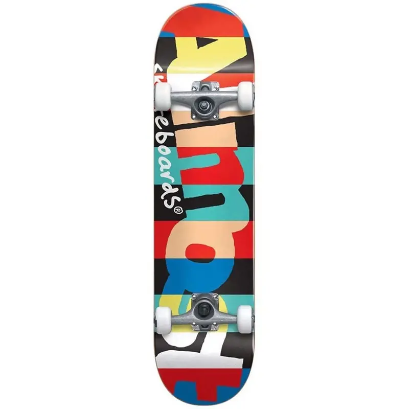 Almost Rugby Resin 7.375″ Youth Complete Skateboard – Multi-Color Design