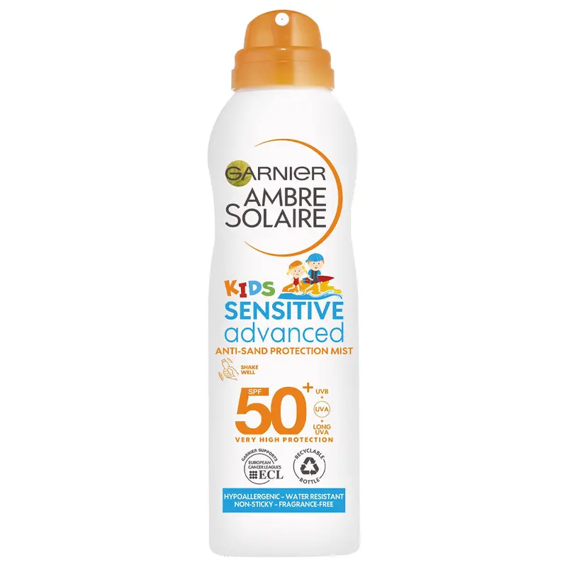 Ambre Solaire Kids Sensitive Sunscreen Aerosol Spray SPF 50+