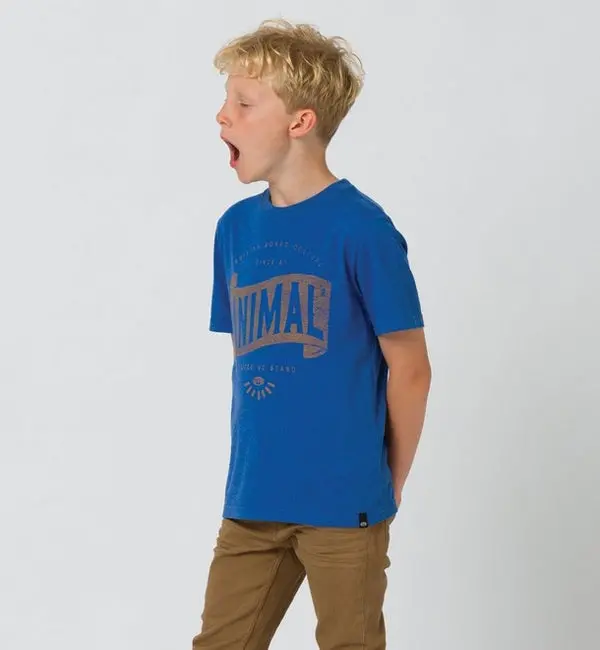 Animal Boys’ Scroll Print Short-Sleeve T-Shirt