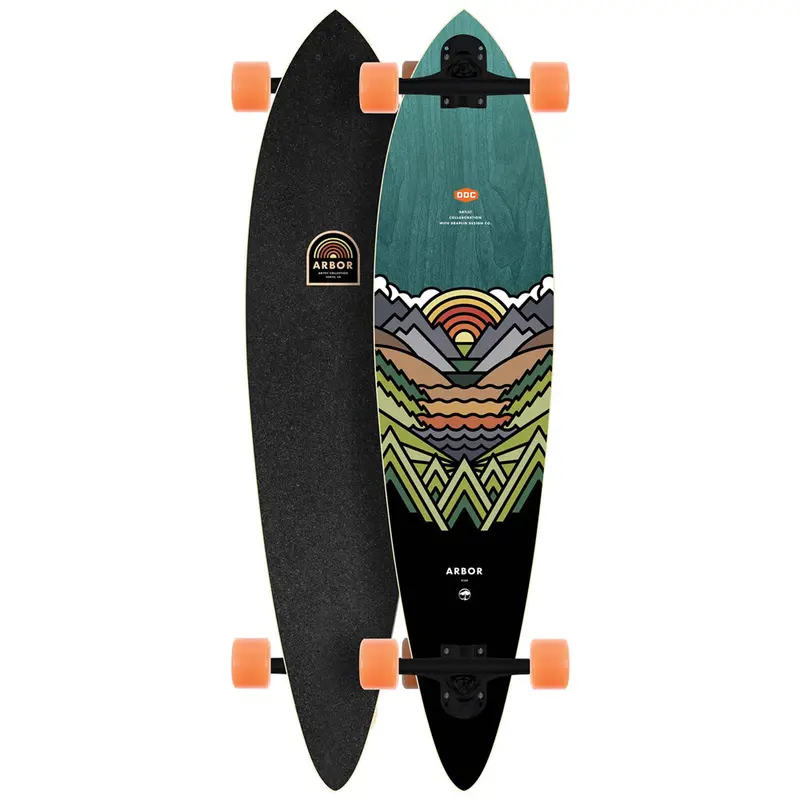 Arbor Artist 37″ Fish Complete Longboard – Handcrafted Design