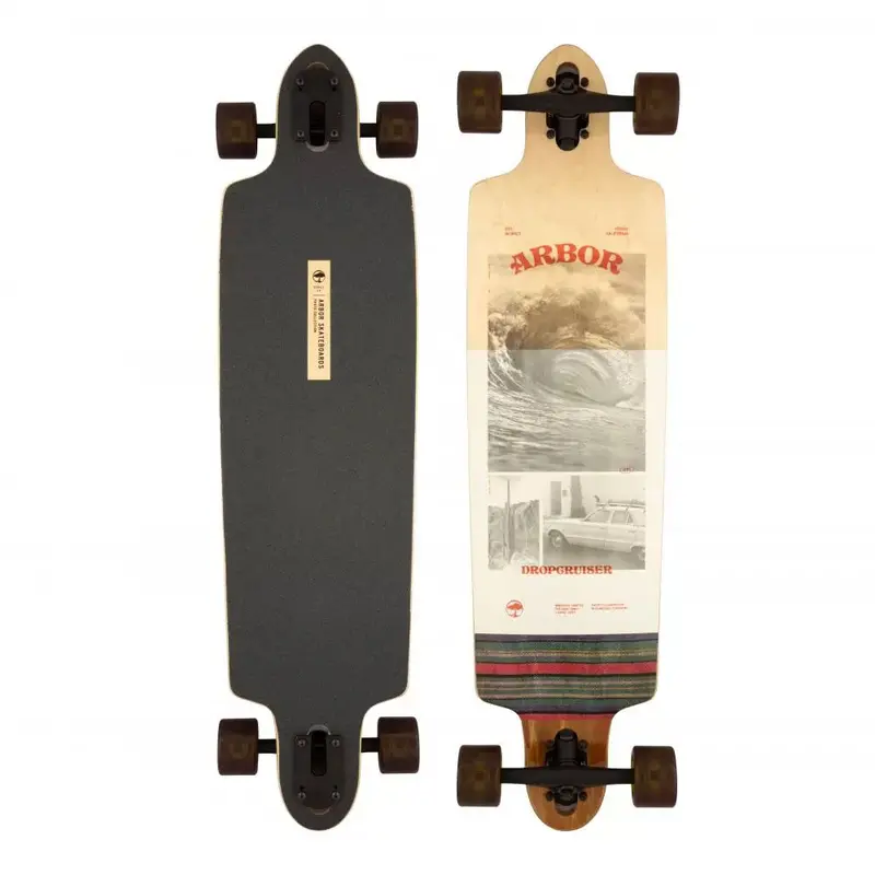 Arbor Photo Axis 38″ Drop Cruiser Longboard – Complete Setup