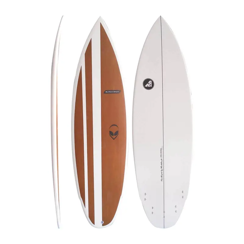 AREA51 Blade Surfboard – 6′ to 6’10” Eco-Friendly Bamboo Construction