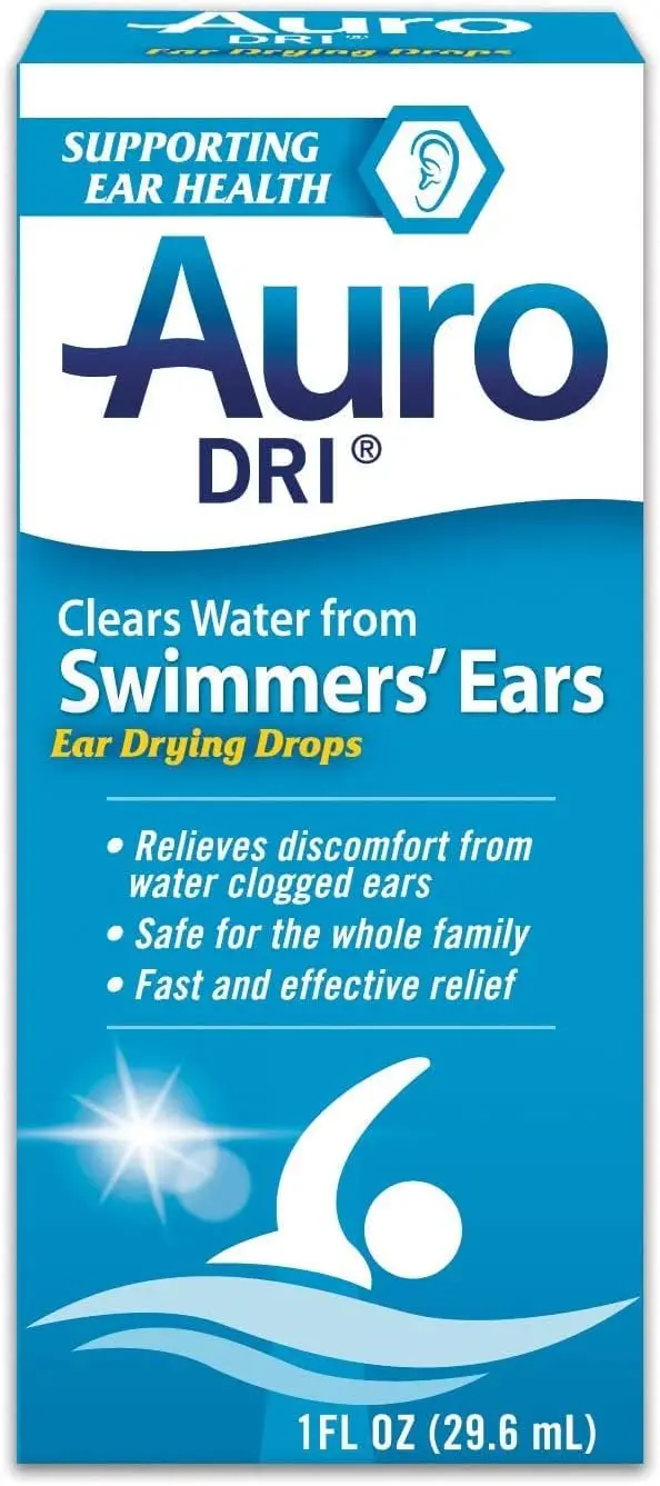 Auro-Dri Swimmer’s Ear Drying Solution – Alcohol-Free Formula