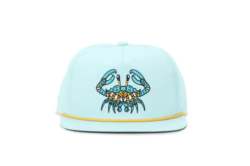 Bajio Crab Flat-Brim Performance Fishing Hat