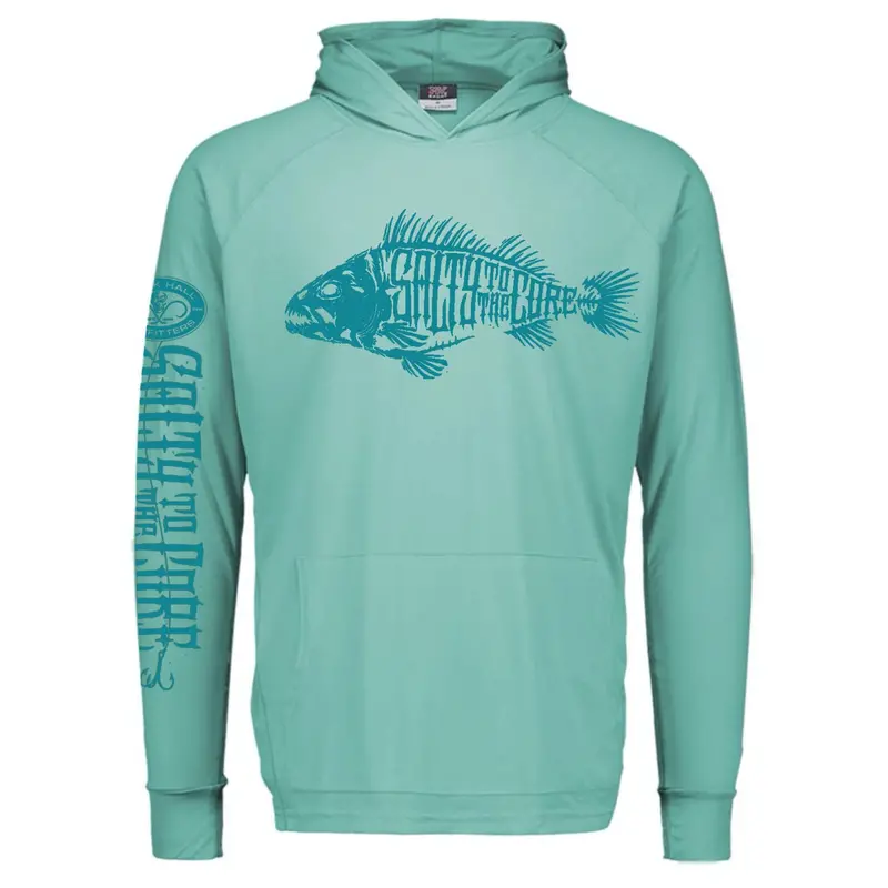 BHO Salty To The Core Bonefish SolarUV Long-Sleeve Hoodie for Sun Protection