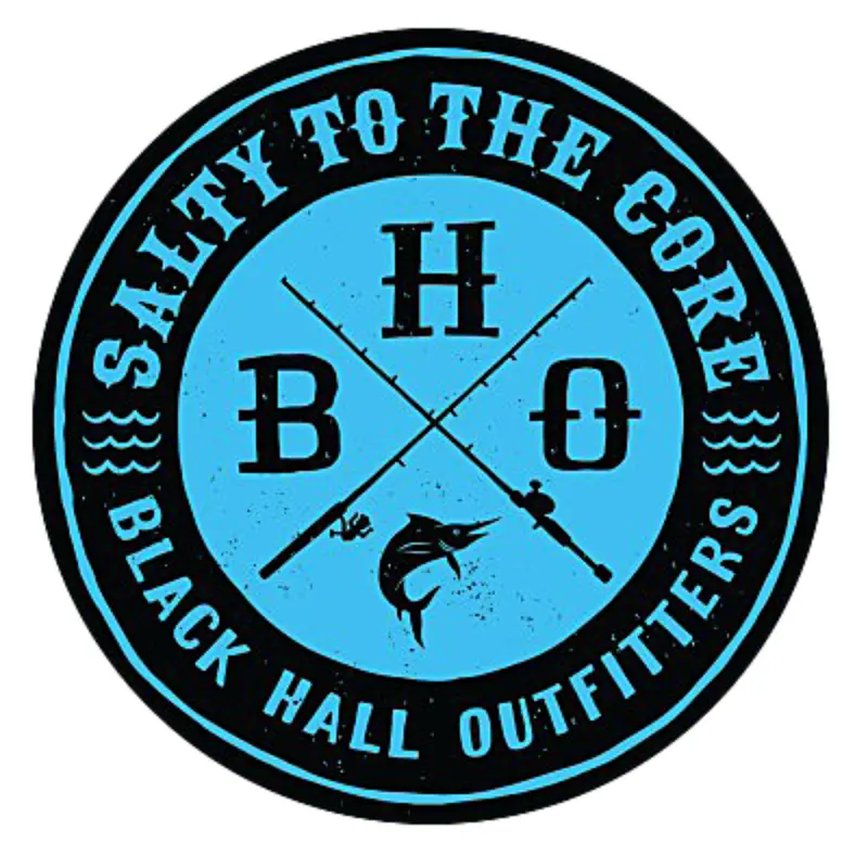 BHO Salty to the Core Marlin Decal – 4″ Round Saltwater Sportfishing Sticker