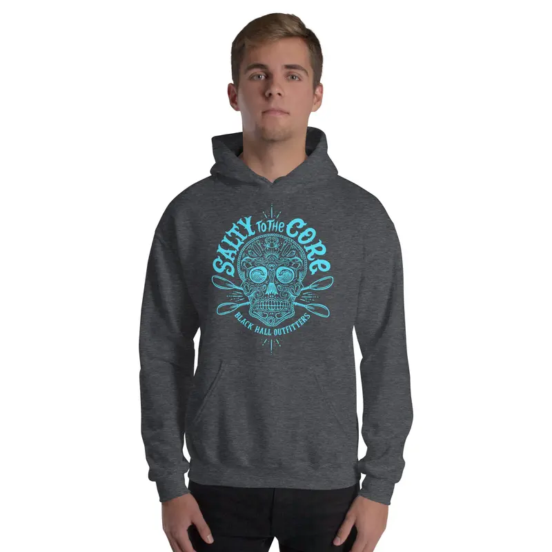 BHO Salty to the Core Sugar Skull Men’s Premium Hoodie