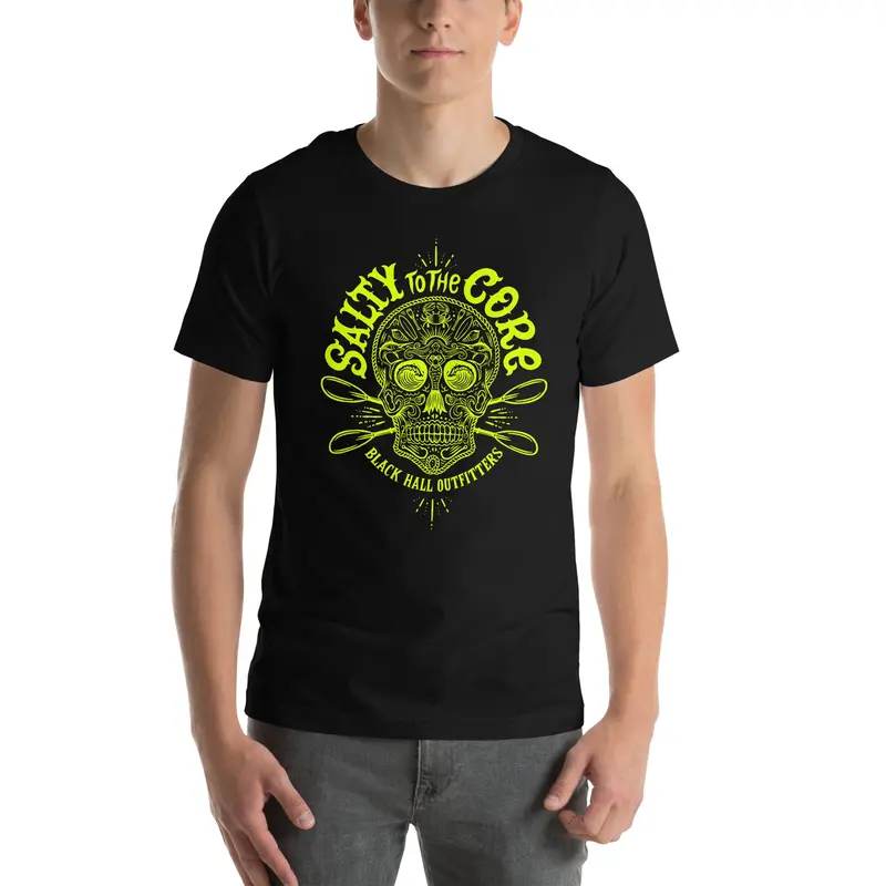 BHO Salty to the Core Sugar Skull Men’s Short-Sleeve T-Shirt – 2024 Model