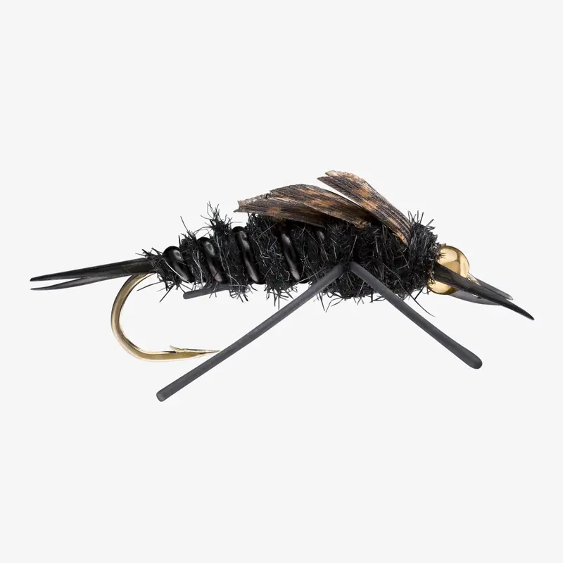 Black Rubber Legs Stonefly Bead – Rio Flies