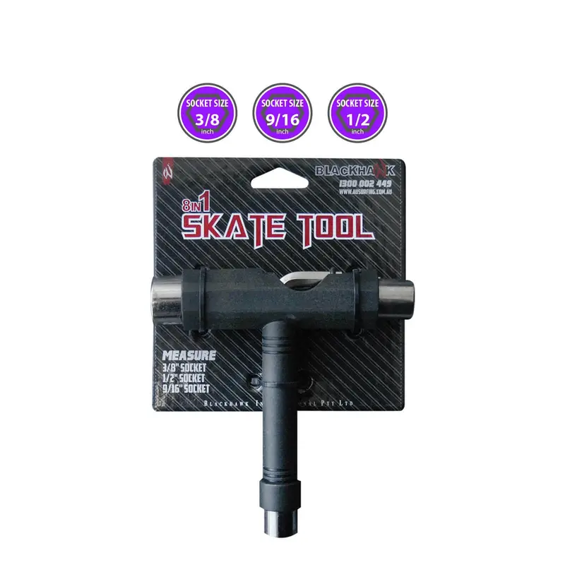 Blackhawk 8-in-1 T-Shape Skate Tool for Precision Tuning