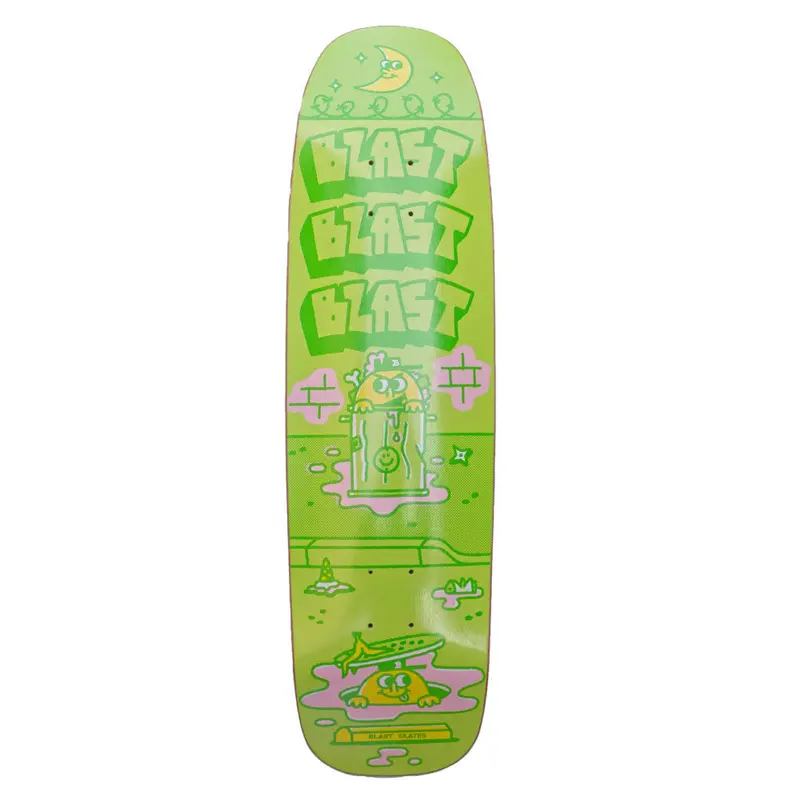 Blast Wild in the Streets Art Skate Deck