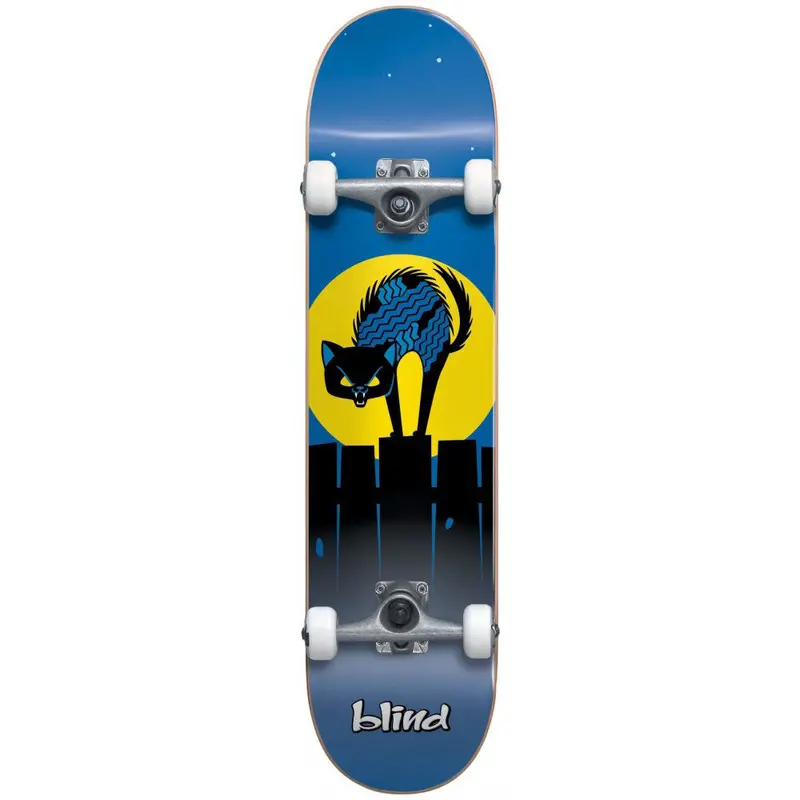 Blind Nine Lives 6.75″ Youth Soft-Top Complete Skateboard – Vibrant Blue