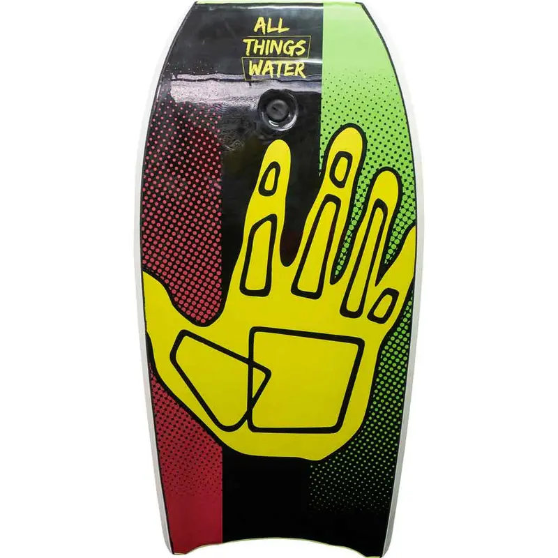 Body Glove Rasta-Print Bodyboard for Wave Riding