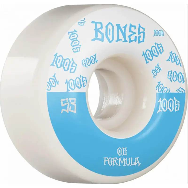 Bones 100s V4 Skateboard Wheels – High-Rebound Urethane