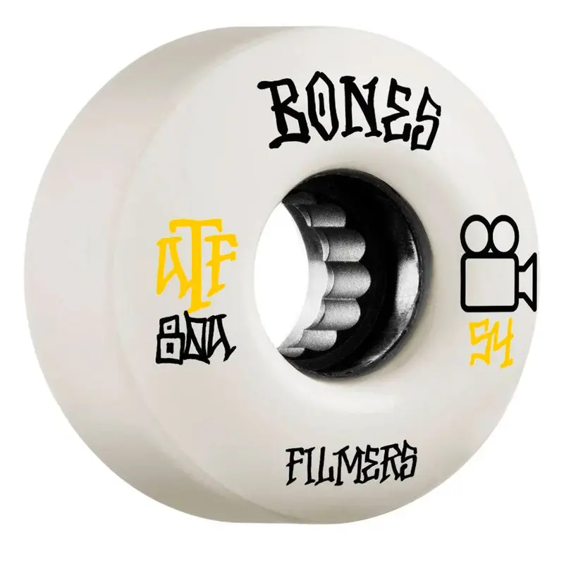 Bones ATF Filmer Skate Wheels – 54mm / 80a Durometer