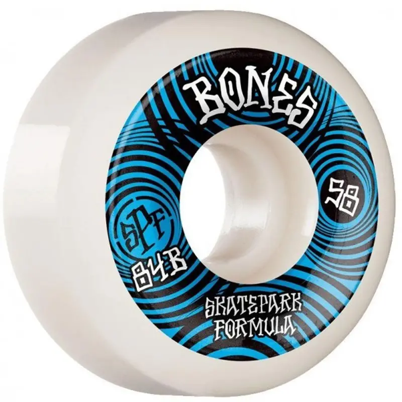 Bones Side Cut Park Formula Skateboard Wheels – 58mm