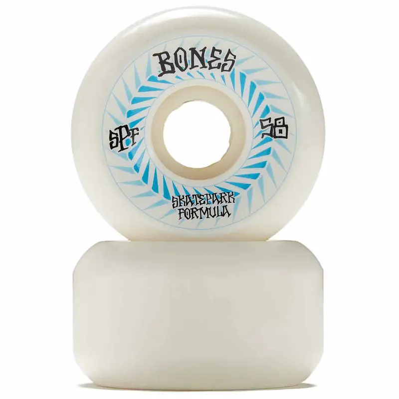 Bones Spines 84B Skateboard Wheels – V5 Sidecut, Smooth Roll Performance