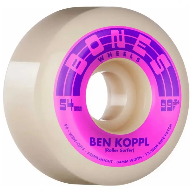 Bones STF Koppl Roller Surfer Skate Wheels – 99A Durometer