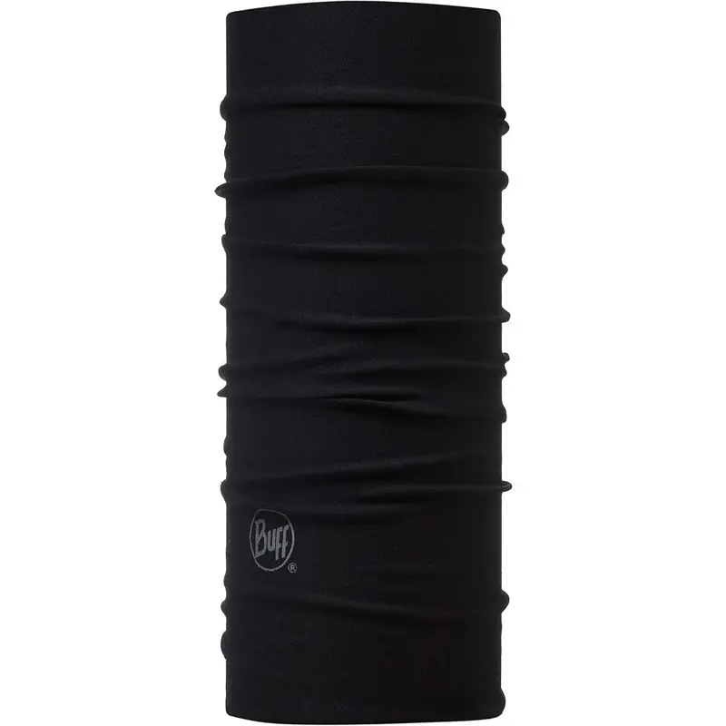 Buff Youth Merino Wool Neck Warmer – Lightweight Solid Black