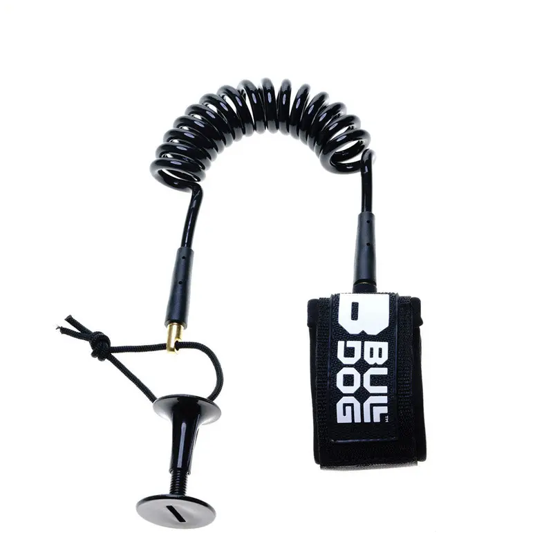 Bulldog Coil-Style Bodyboard Leash for Secure Wave Riding