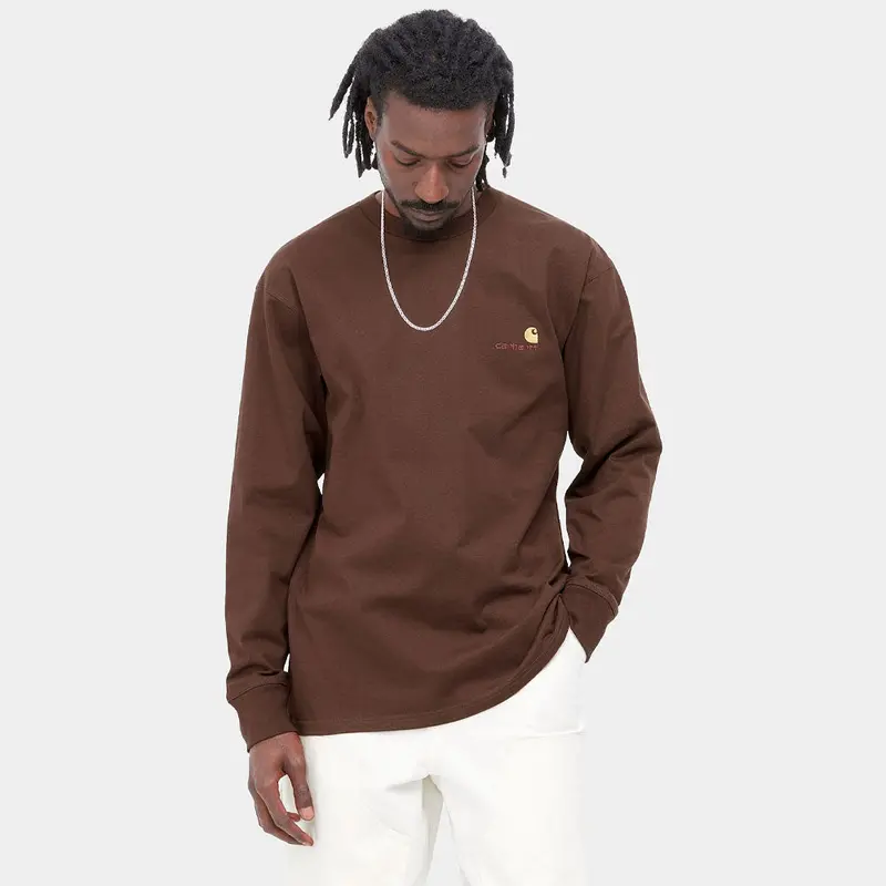 Carhartt WIP American Script Long-Sleeve Tee