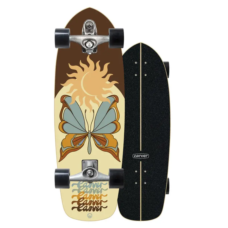 Carver Chrysalis C7 Surf Skate Complete – Responsive Carving Deck