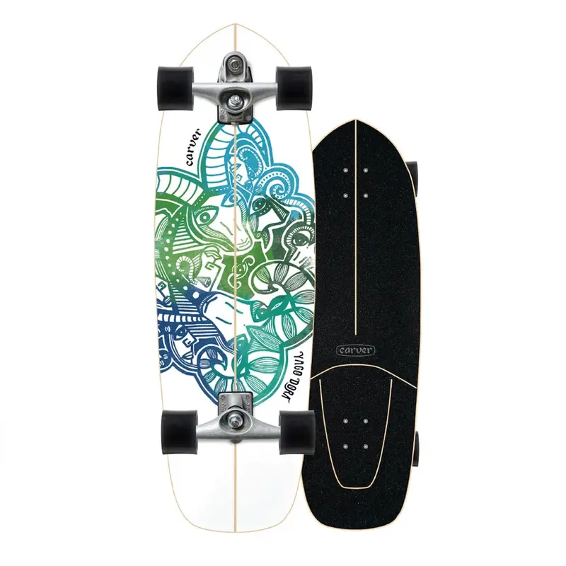 Carver Skinny Goat 30.75-Inch Carving Skateboard with C7 Setup