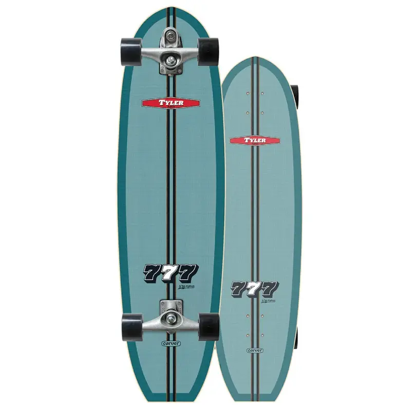 Carver Tyler 777 36.5″ Surf-Style Skateboard with C7 Trucks