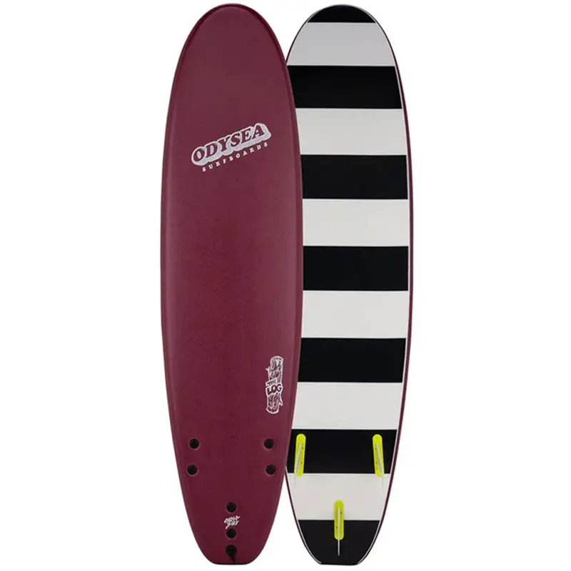 Catch Surf Odysea 7′ Log-Style Foam Surfboard – Maroon