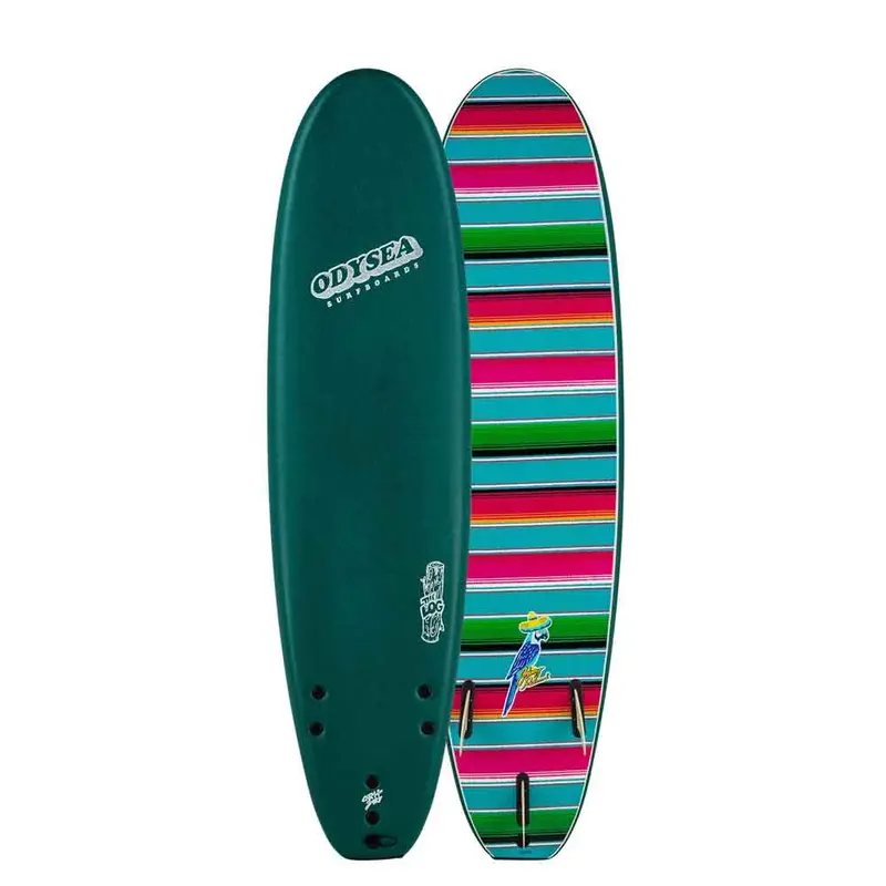 Catch Surf Odysea Log Pro Johnny Redmond 7’0 Soft Surfboard – Verde Green