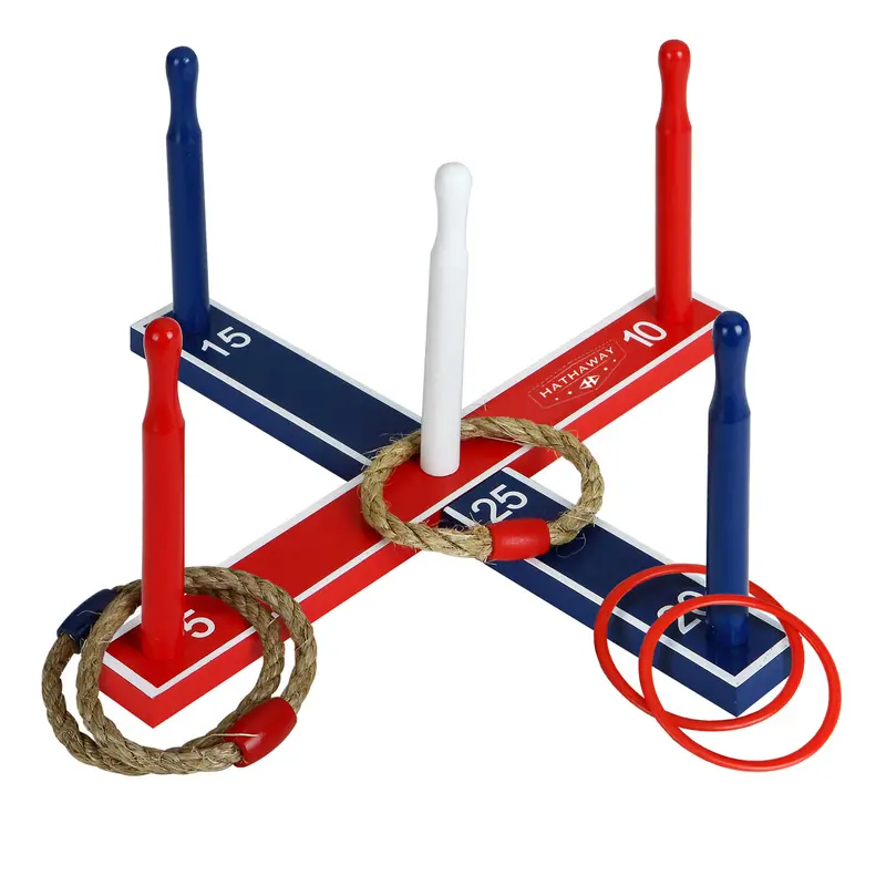 Classic Ring Toss Yard Game Set for Families