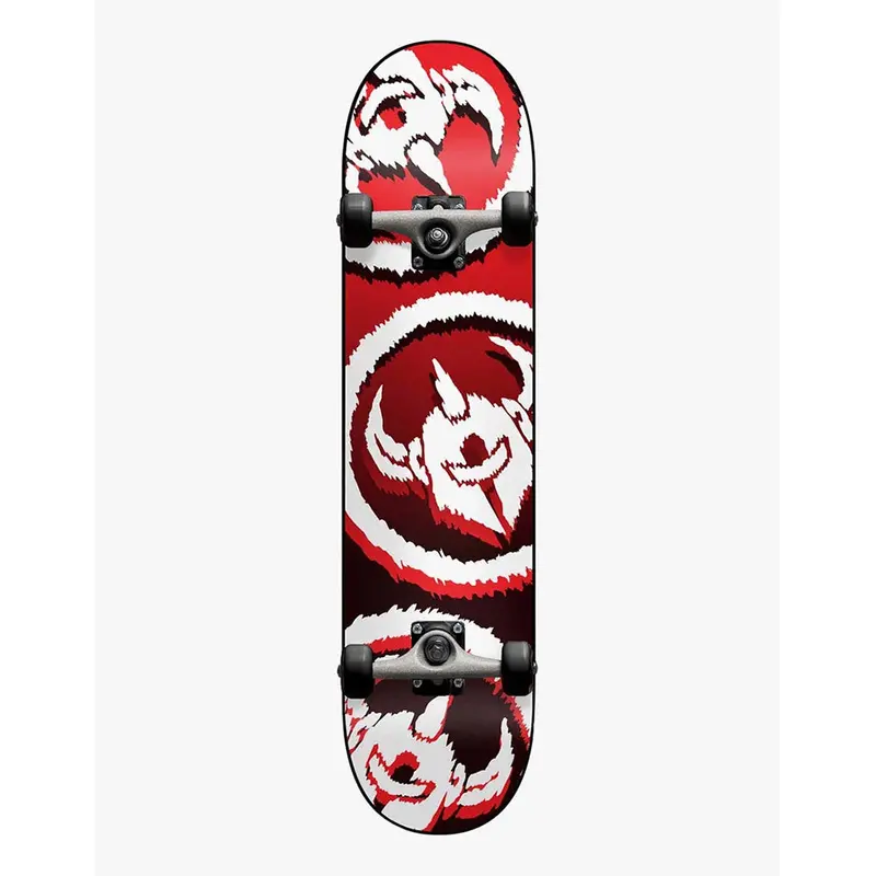 Darkstar Dissent 7.5″ Complete Skateboard – Red Graphic Deck