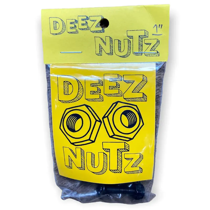 DEEZ NUTZ 1-Inch Skateboard Hardware Bolts Set