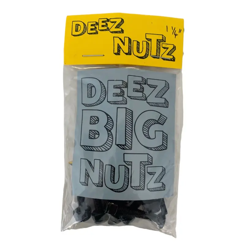 Deez Nutz Big Nuts 1-1/4″ Skateboard Bolts