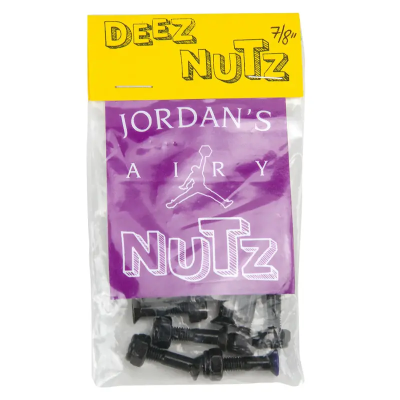 Deez Nutz Jordan’s Airy 7/8″ Skateboard Bolts