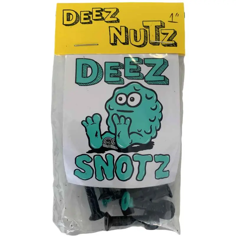 Deez Nutz Snotz Nuts 1-Inch Skateboard Bolts