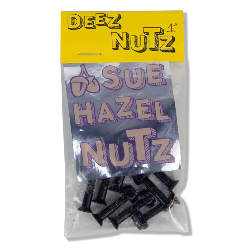 Deez Nutz Sue Hazel 1″ Skateboard Bolts