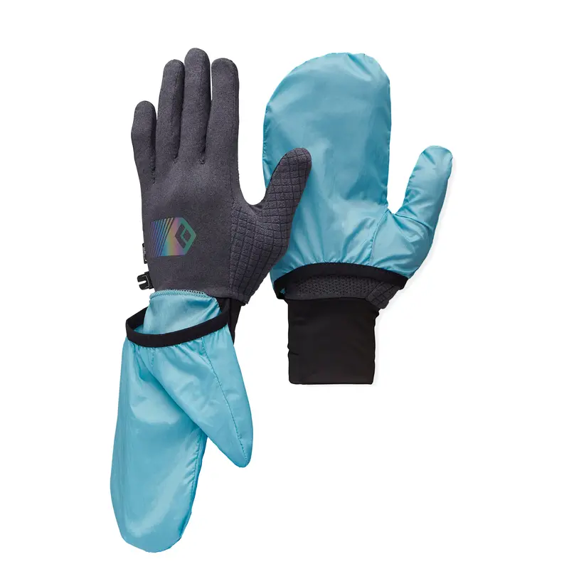 Deploy Wind Hood Gloves with Windproof Shell and Touchscreen Tips