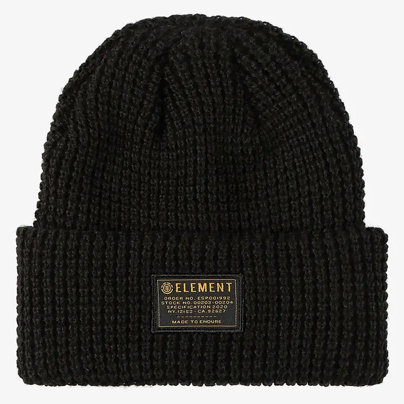 Element Burden Knit Beanie – Lightweight Wool-Blend Winter Hat