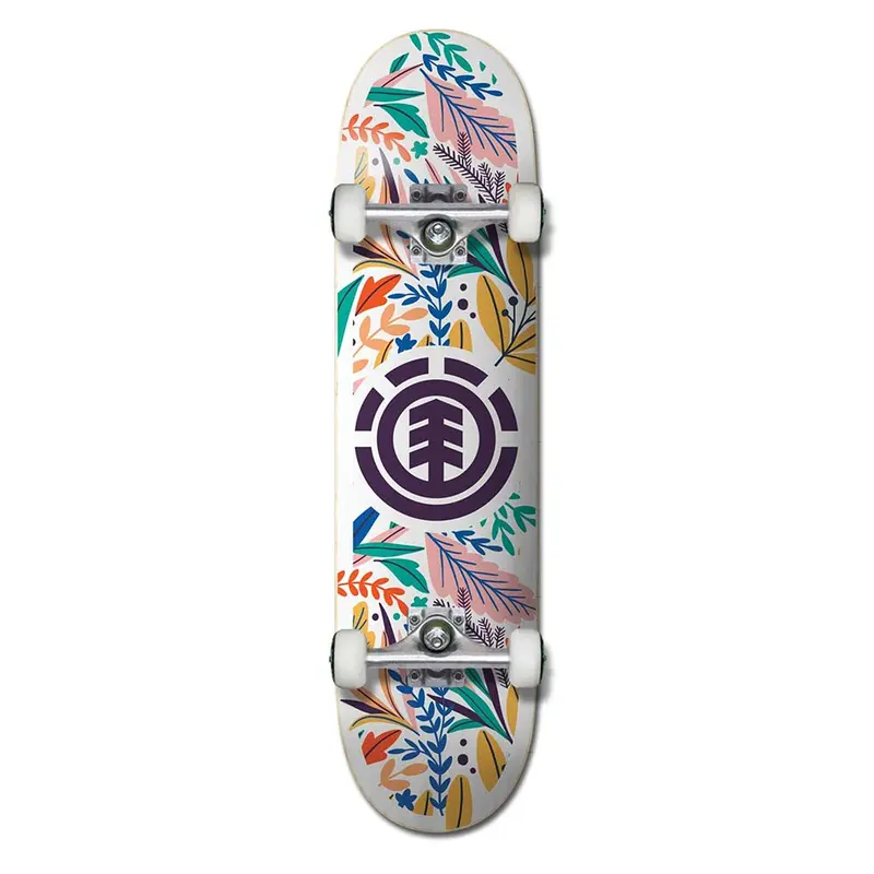 Element Floral Party 7.75″ Complete Skateboard – Vibrant Design