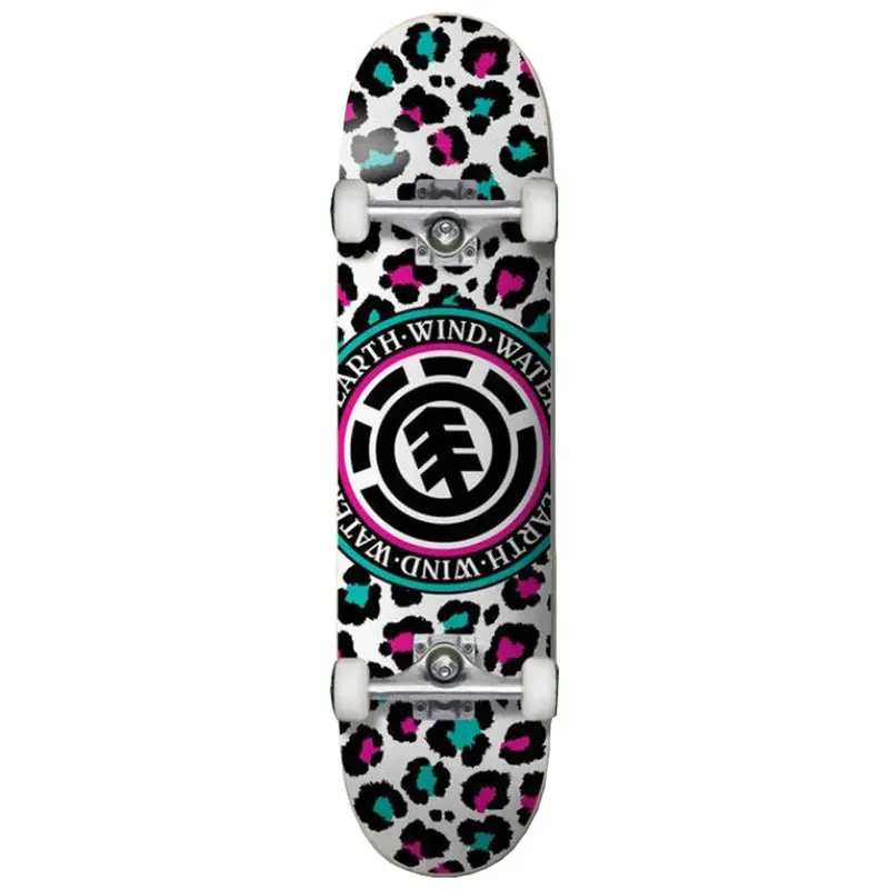Element Leopard Party 7.7″ Complete Skateboard