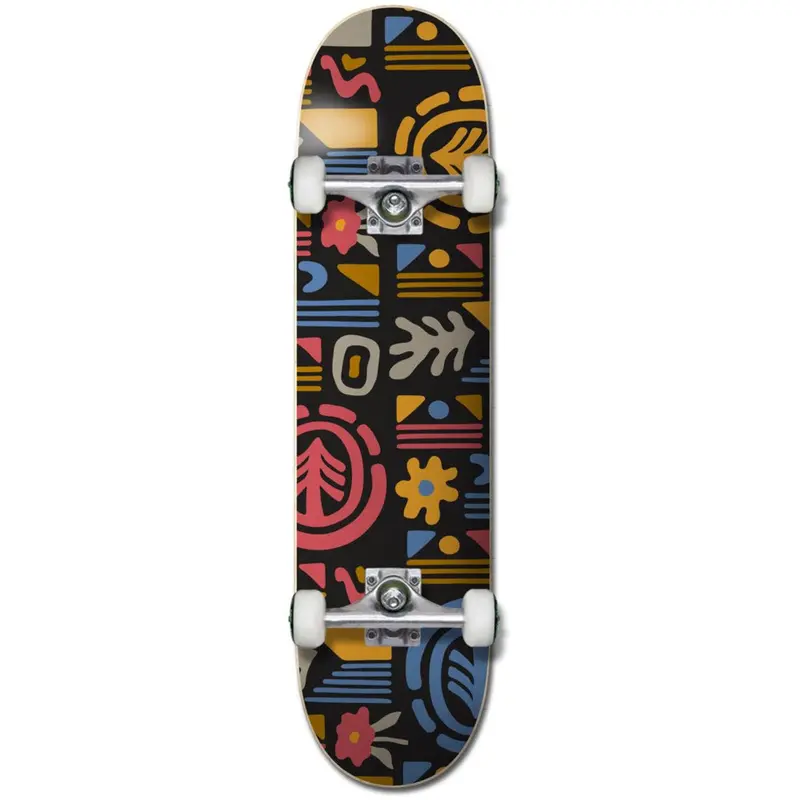 Element Motif 8″ Complete Skateboard – Wide Deck for Stability