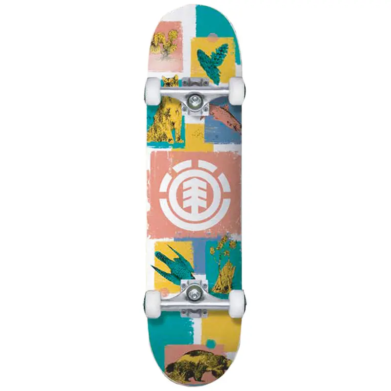 Element Naturalist 7.375″ Complete Skateboard – Lightweight Deck Setup