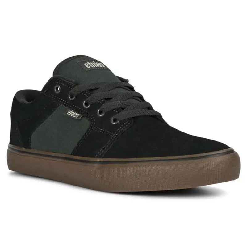 Etnies Barge LS Skate Shoes – Black/Brown/Green