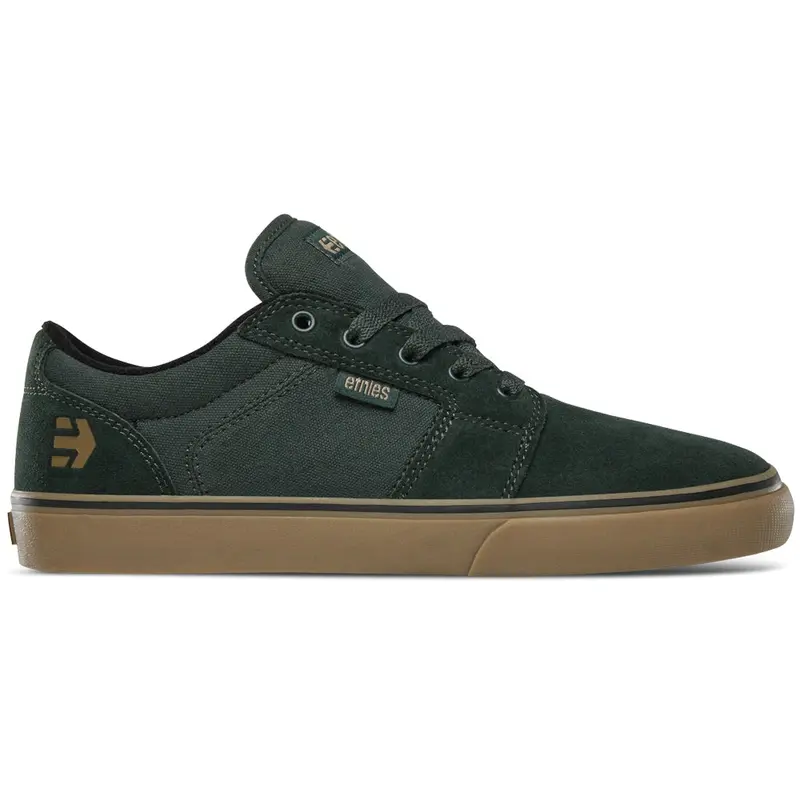 Etnies Barge LS Skate Shoes – Green/Gum