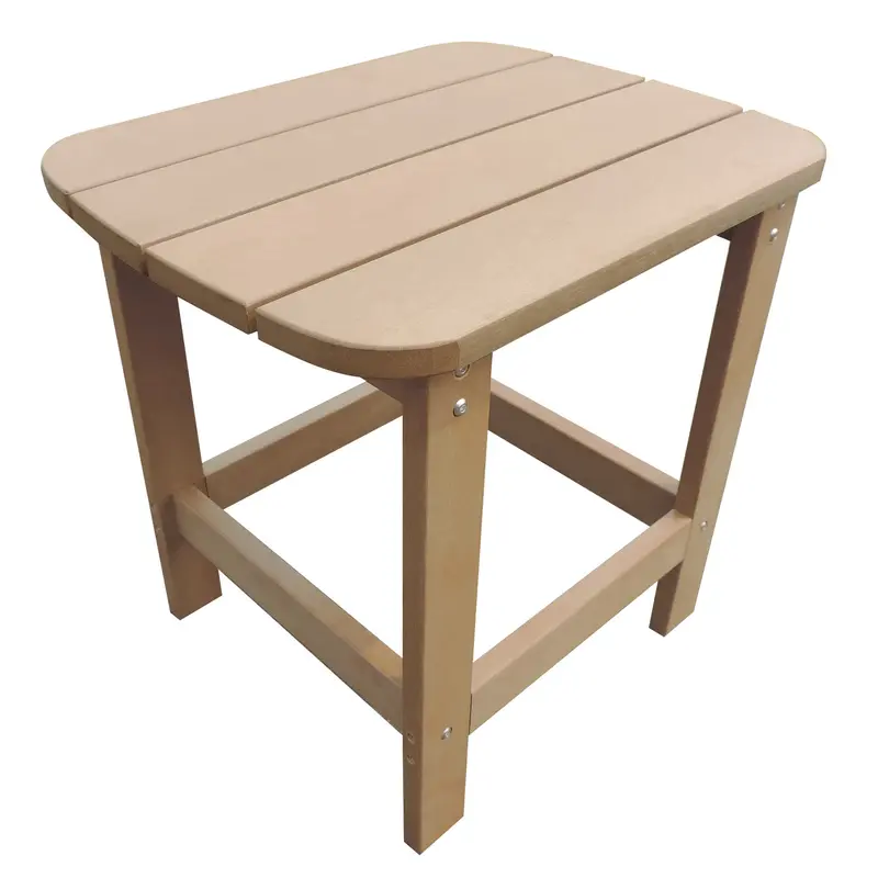 Ez-Care Tek-Wood™ Adirondack-Style Steel Side Table for Outdoor Use