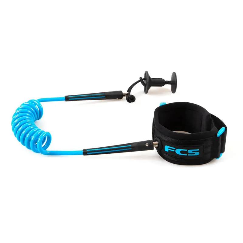 FCS Bodyboard Wrist Leash – Durable Black & Blue Design