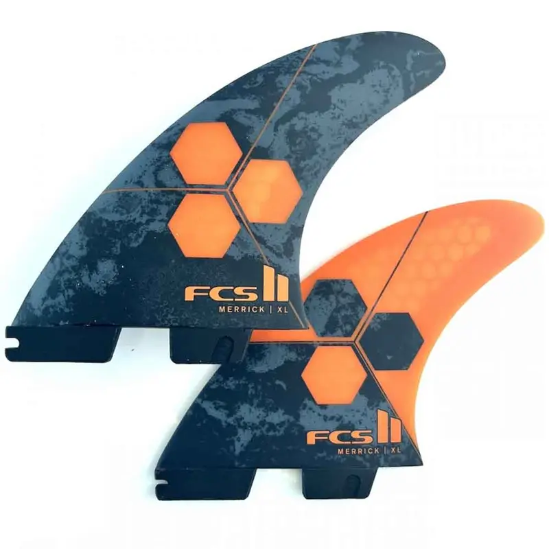 FCS II AL Merrick PC X-Large Tri-Fin Set – Orange