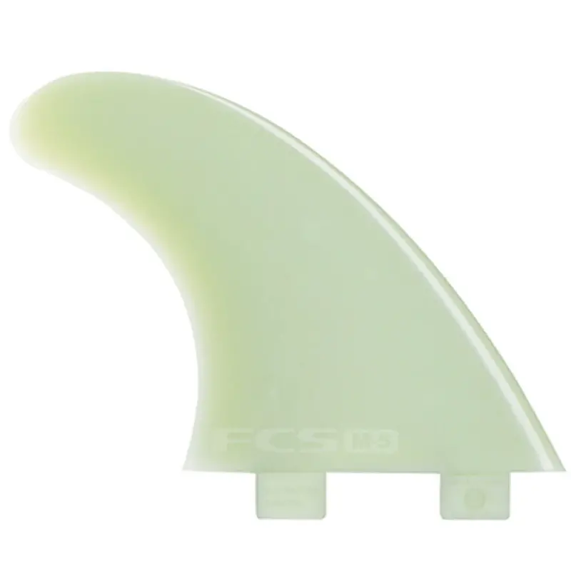 FCS M5 Natural Glass Flex Tri Fin Set – Eco-Conscious Surf Fins